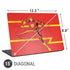 DC Comics The Flash Classic Art Running Pose Universal Laptop 15in (12.2 x 8.8in) Skin